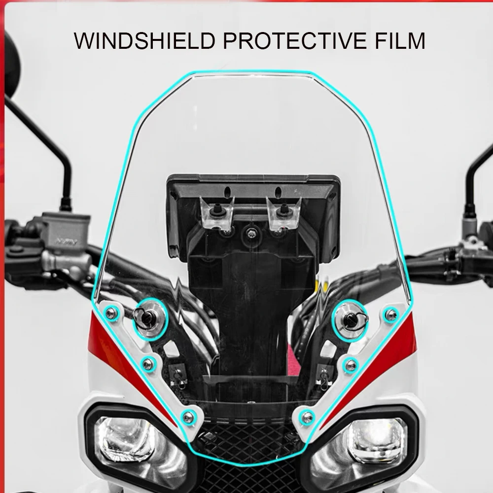 Motorscyle Instrument Film Modified Rear-view Mirror Rainproof Film Windshield Protective Film For Colove 450 Rally