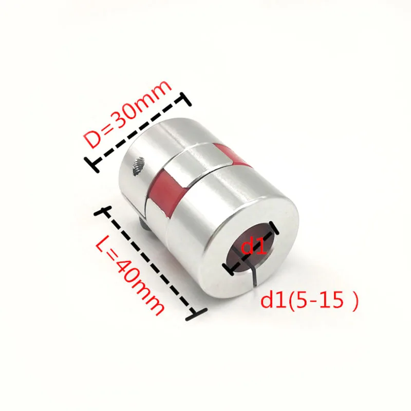 

10Pcs Coupler 8mm x 8mm Flexible Shaft Coupling D30 L40 CNC Flexible Plum Coupling