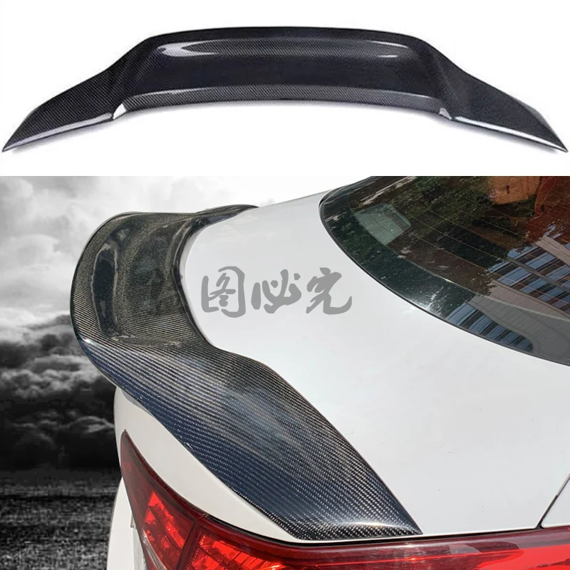 

For Kia K5 / Optima Spoiler 2010 2011 2012 ABS/Unpainted Glossy Black Carbon Fiber Look Rear Wing R-type Spoiler Accessories