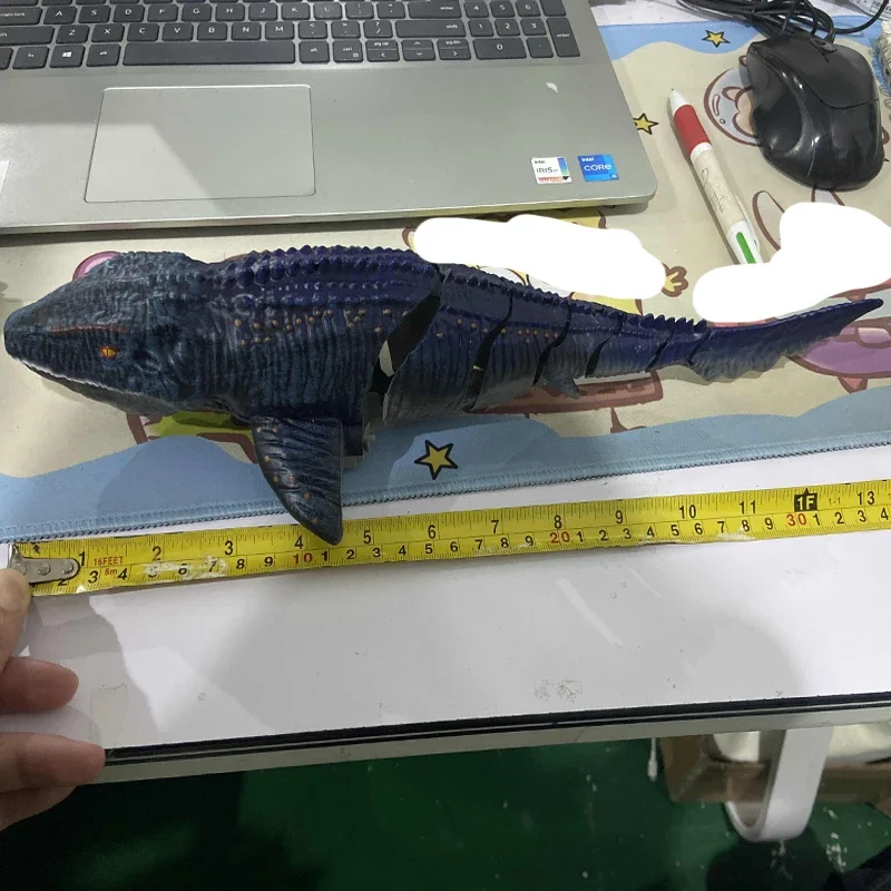 Rc Boat Fist Simulation Radio Controlled Ship Animal Wireless Electric Boat High-Speed Speedboat Mosasaurus Boat Outdoor Toy Boy
