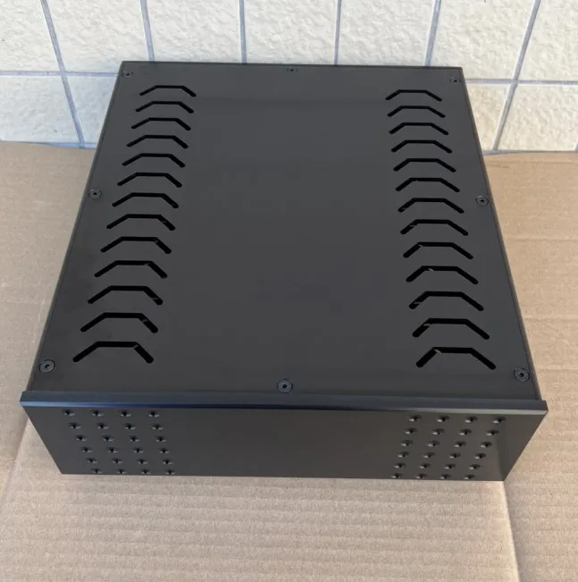 2023 mais recente versão 250*90*311mm chassi amplificador de potência de alumínio completo