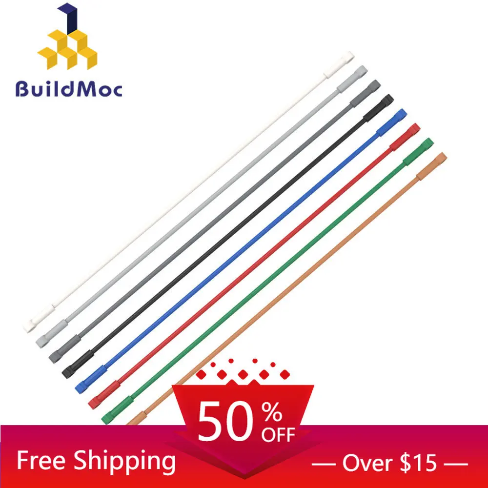 

10PCS MOC Bricks 27965 hollow tube For Building Blocks Parts DIY Construction Classic Brand gift Toys