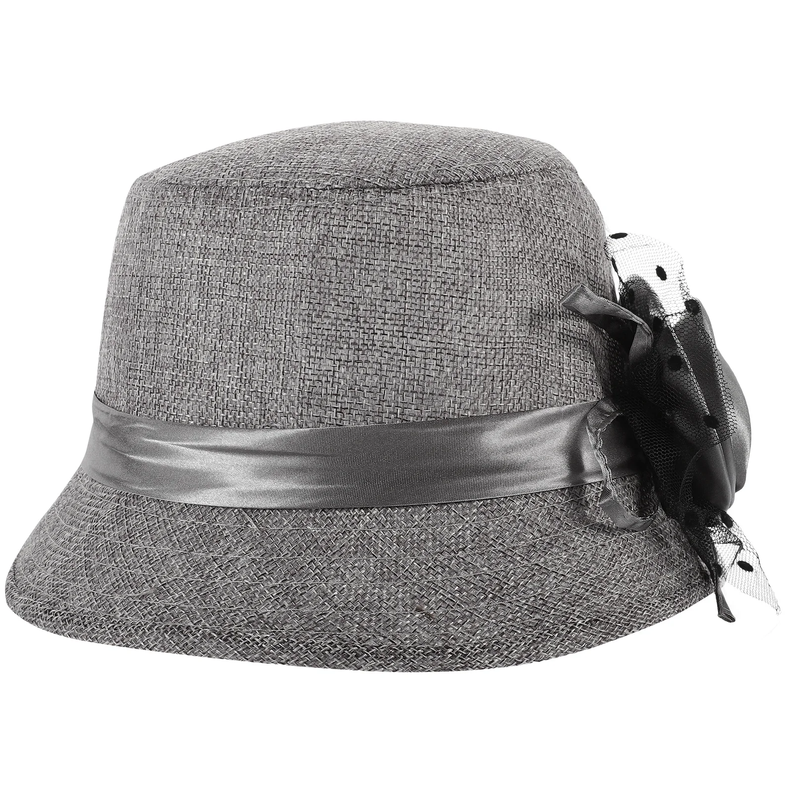 

Church Hat Lace Flower Decoration Bucket Hat for Women Warm Thermal Casual Outdoor Fashion Hats for Women Fashionable