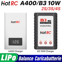 HotRC A400/B3 10W Balance Charger 2S/3S/4S 100V-240V AC EU/US Plug Lipo RC Car Charger