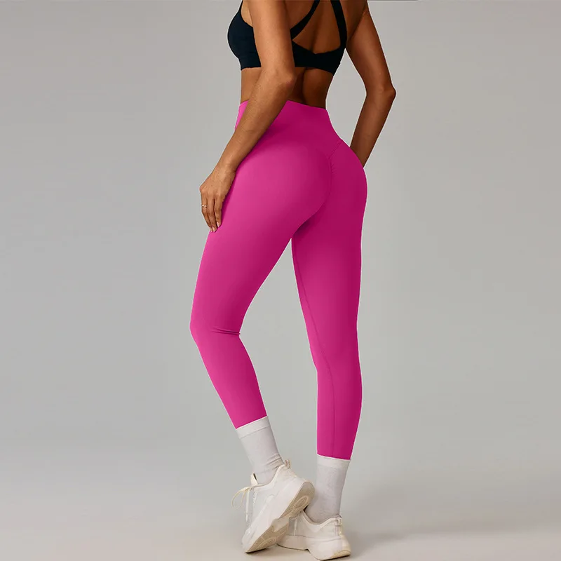 

Women’s High Waist Seamless Yoga Leggings Stretchy Lifting Breathable Adult Fitness Gym Pants Pilates Running Sportswear