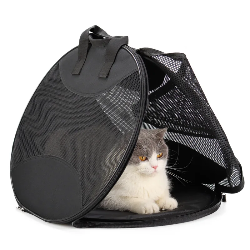 

Hospital Pet Bag Portable Cats Dogs Mesh Breathable Carrier Bags for Foldable Travel Handbag Max Load Capacity 15KG Pet Products