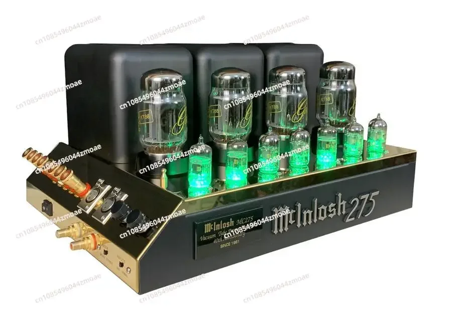 New upgrade version 1:1 clone MC275 Mcintosh classic HIFI tube post power amplifier 75W*2 Tube: KT88EH *4, 12AX7*3, 12AT7*4