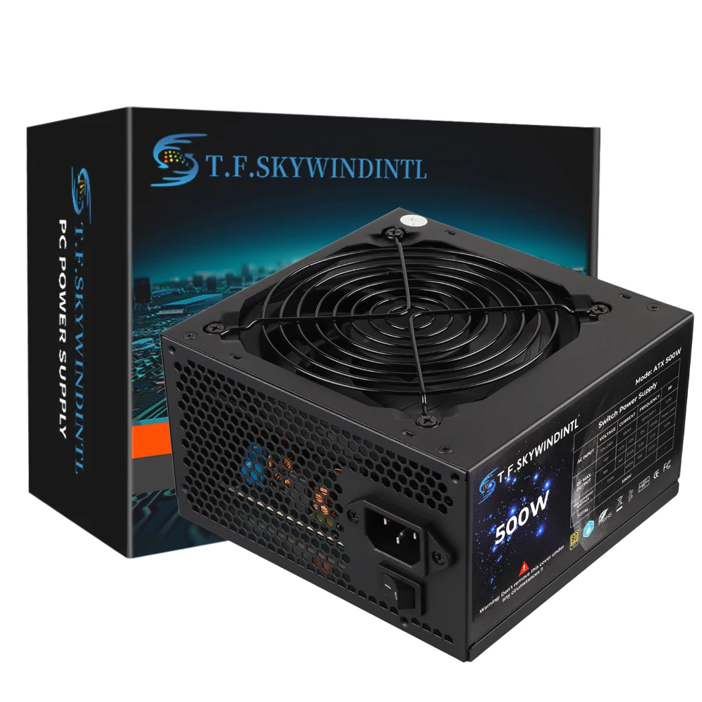 500W Atx Power Supply 80Plus Gold Active PFC PC 120mm Silent Fan For Mini Chassis Small Computer Case Desktop Power Supply