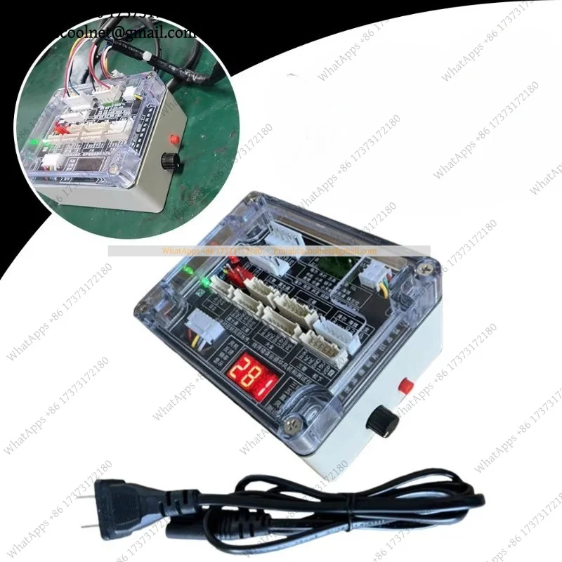 JS01 3-Wire 5-Wire DC Fan Motor Tester HVAC Diagnostics Tool Short-Circuit Protection Speed Adjustment