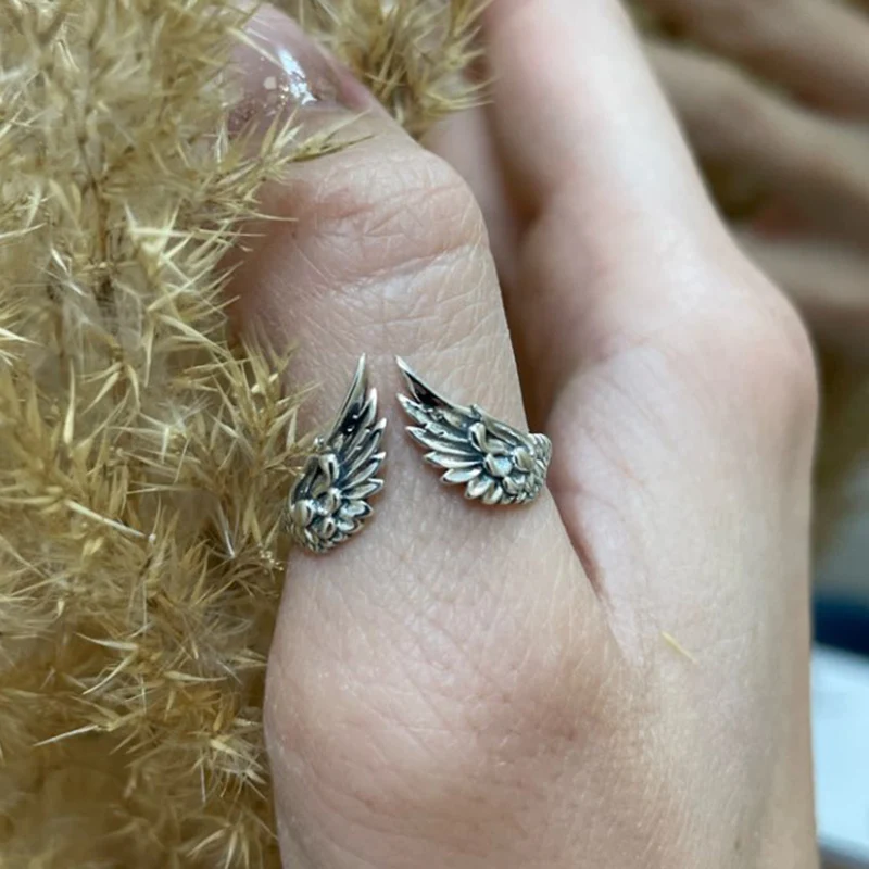 925 Silver Wings Cocktail Ring for Women
