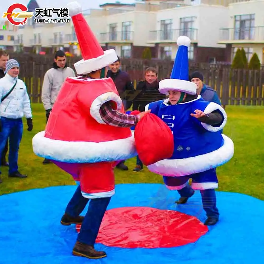 

Fast Ship Christmas Sumo Dress Commercial Durable Inflatable Sumo Wrestling Suits for Kids and Adults
