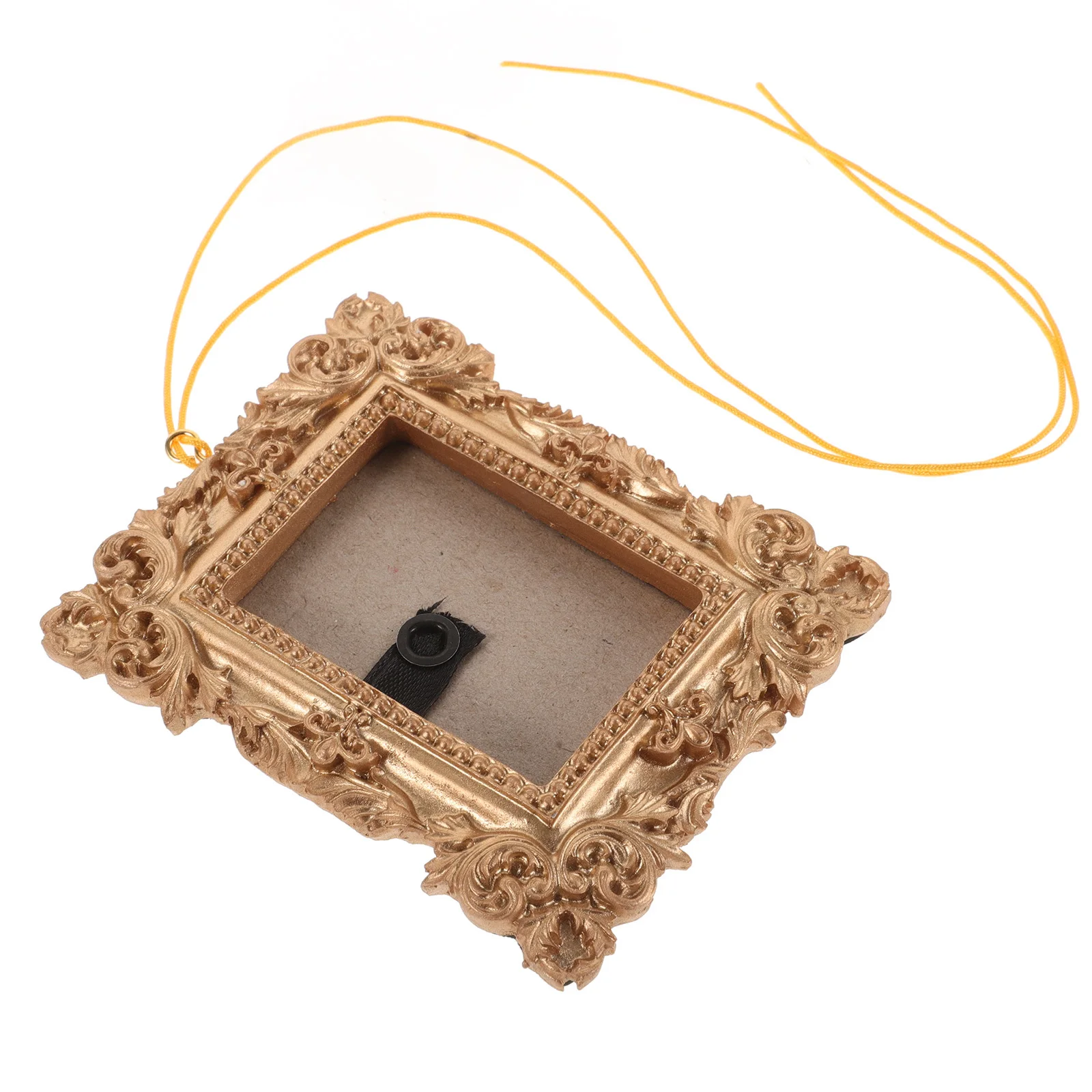 إطار صورة صغير ديكور إطارات الذهب خمر الصغيرة لشجرة عيد الميلاد الحلي عرض الصور ديكور المنزل عطلة الجدار