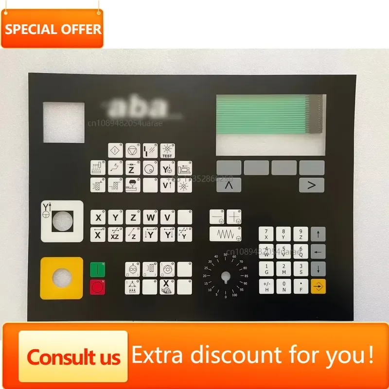 ABA Hembacher Strabe4 90592 Touch Membrane Keypad Replacement Film Keyboard For Bending Machine Control Panel