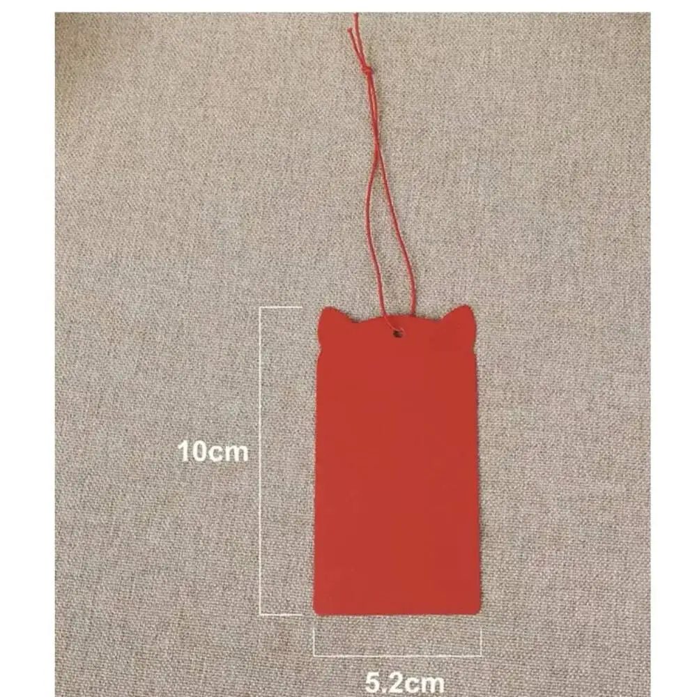 200 Stück leere Hangtags aus Kraftpapier mit elastischem Faden, Preisschilder für Schmuck – Detail 8