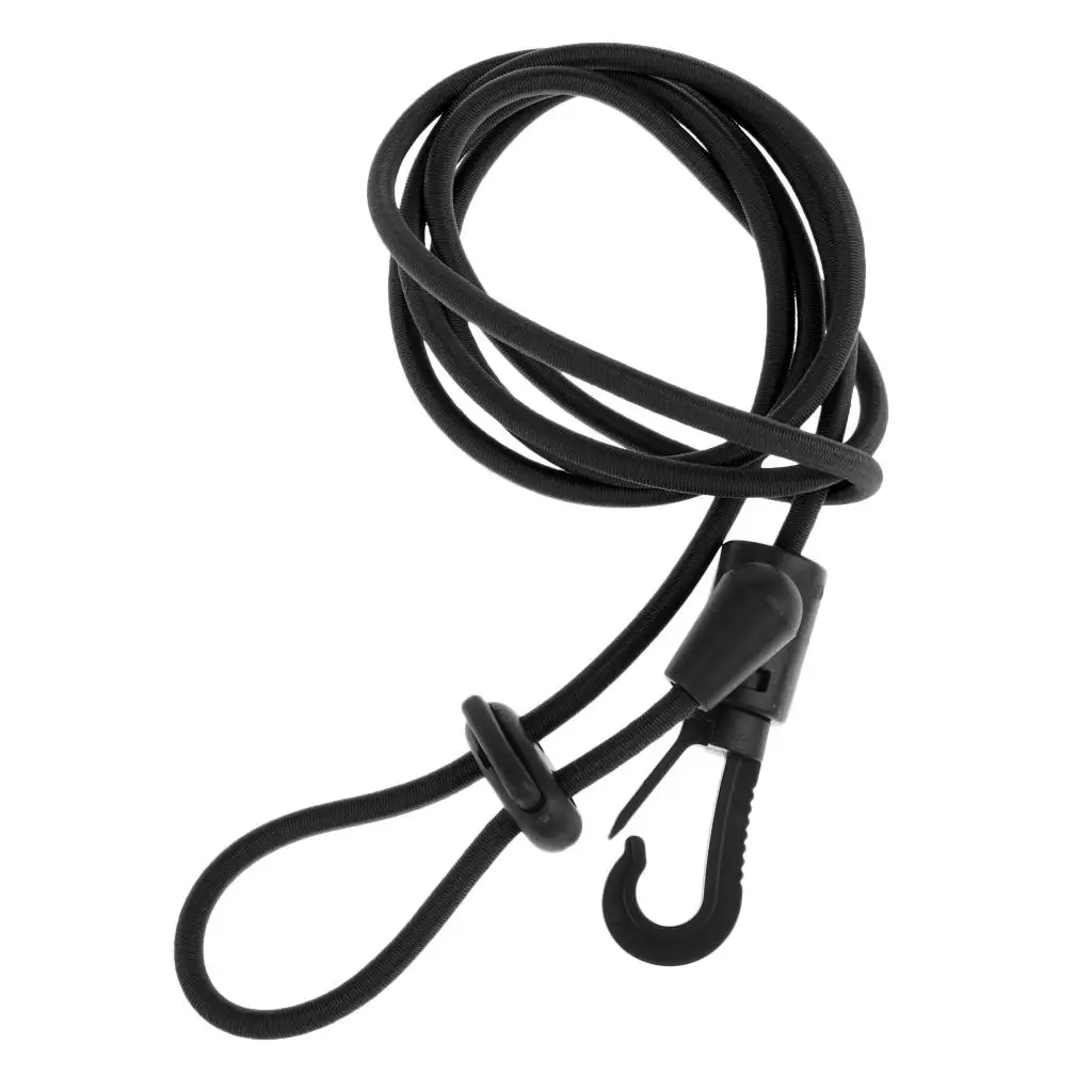 Kayak Accessories Canoe Paddle Leash Lightweight Elastic Cord Bungee Rope for Boat Fishing Rod Holder Outdoor