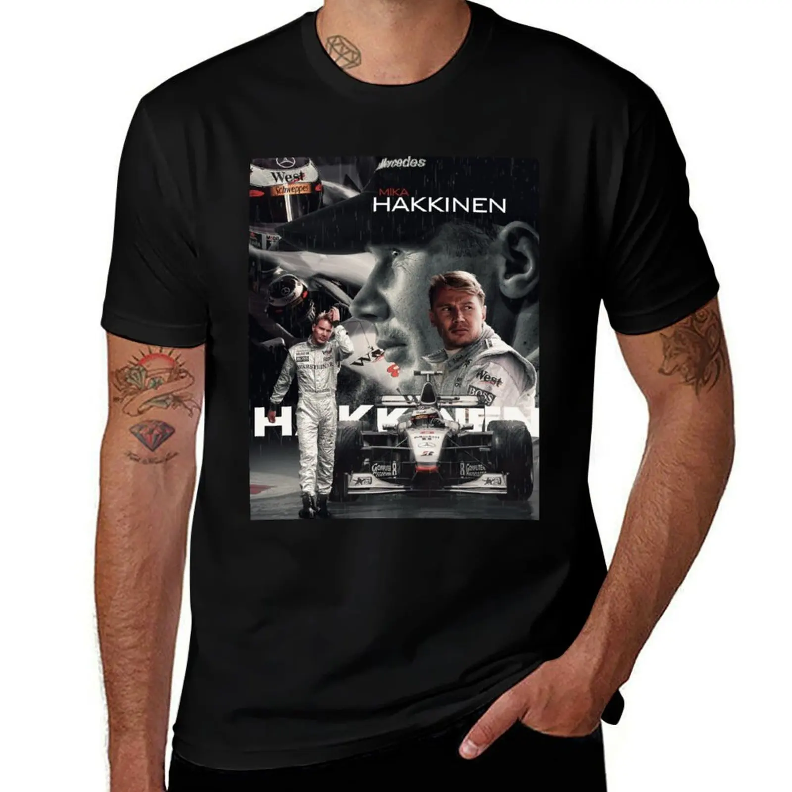 

M Hkkinen New Art T-Shirt t shirts for man pack white essential t shirt t shirt man luxury T-shirt