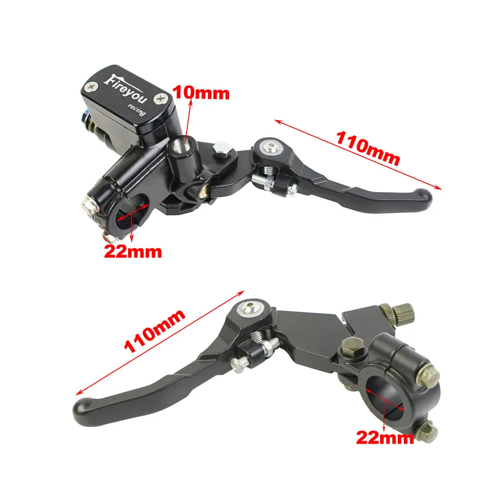 Pit Dirt Bikes 22mm Folding Handlebar Clutch Brake Lever For 50cc - 200cc CRF KLX TTR Apollo 125 ATV Dirt Pit Bike Motocross