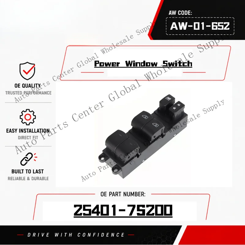 l-driver-side-window-control-switch-for-nissan-titan-2004-14-armada-25401-7s200