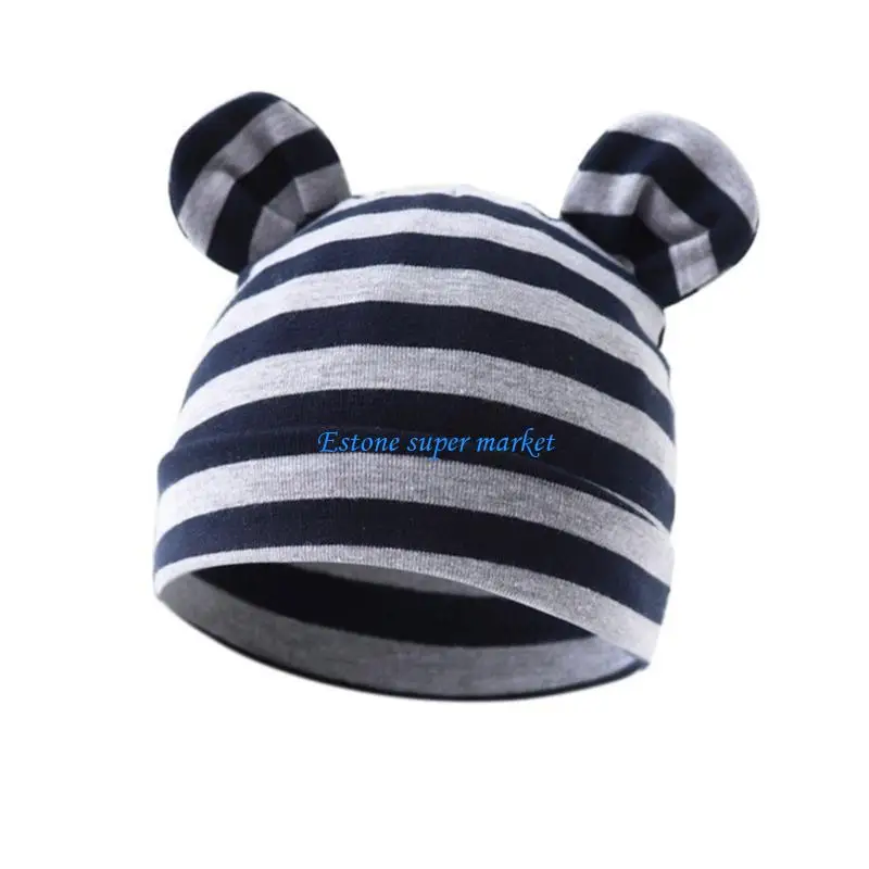 090B Preemie Caps Infant Bear Ear Hats Breathable Baby Hat Autumn Winter Baby Hat Newborns Nursery Hospital Hat