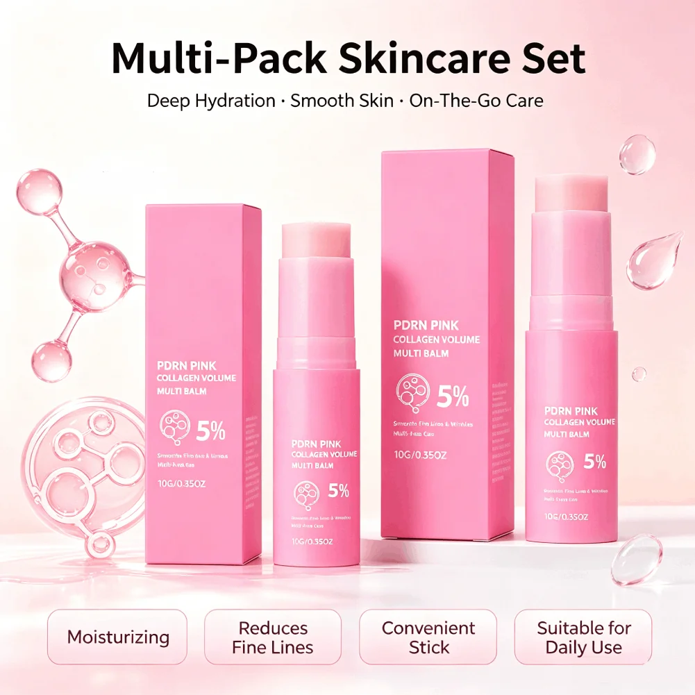 Collagen Moisturizing Wrinkle Bounce Multi Balm Face Cream Stick Reduce Fine Lines Bounce Balm Multi Cream Dull Cosmetics Korean