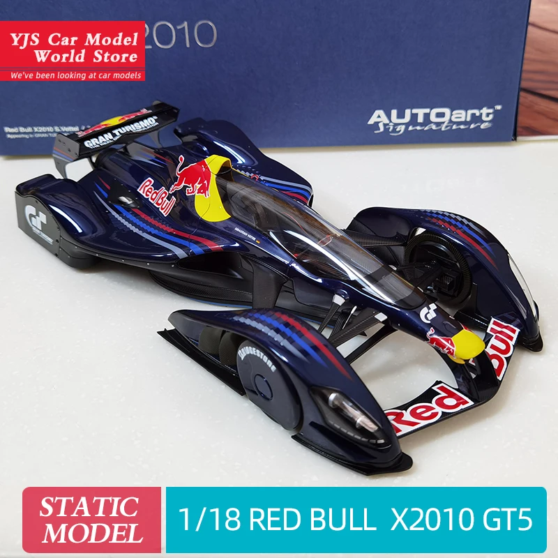 AUTOART 1:18 RED BULL X2010 GT5 game version of car model Static alloy car model collection gift to friends and relatives 18108