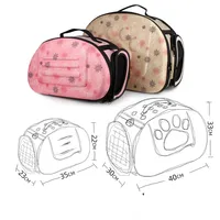 Pet Carrier Bag Portable Outdoor Cat Foldable Dog Travel Pet Bag Puppy Carrying Shoulder Cat Dog Bags