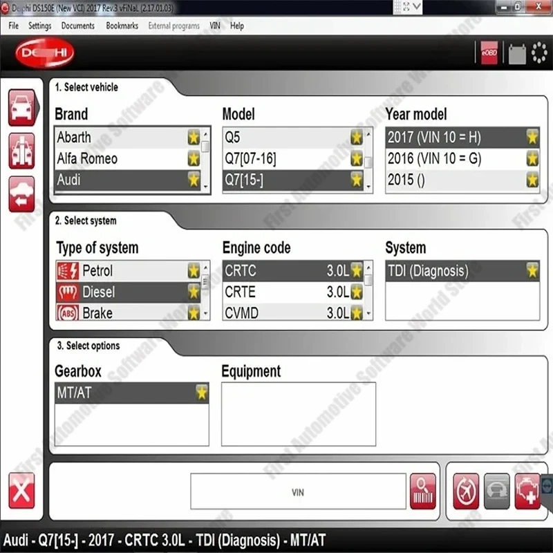 For delphis 2017 R3 with keygen send link diagnostic tool software For cars trucks obd scanner 2017r3 free shipping vd