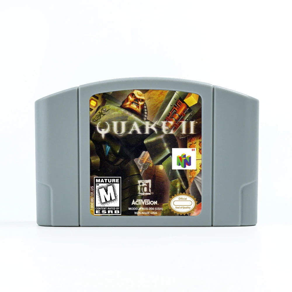 Quake 2 N64 Cartridge USA EUR Game Card For 64bit Game Consoles