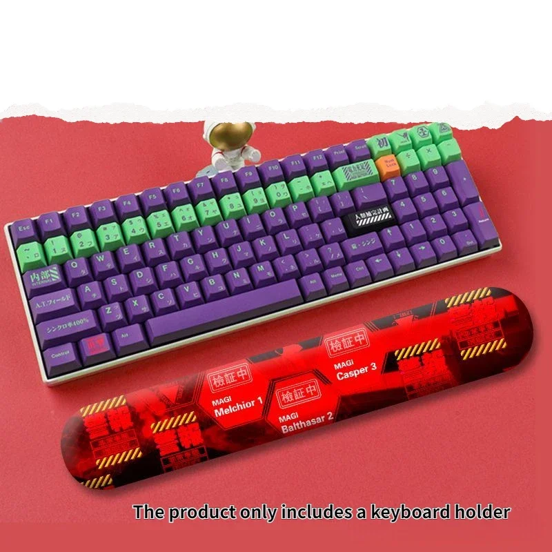 Neon Genesis Evangelion Anime EVA Peripheral Keyboard Hand Support E-sports Games Hand Wrist Silicone Pad Anti Tenosynovitis