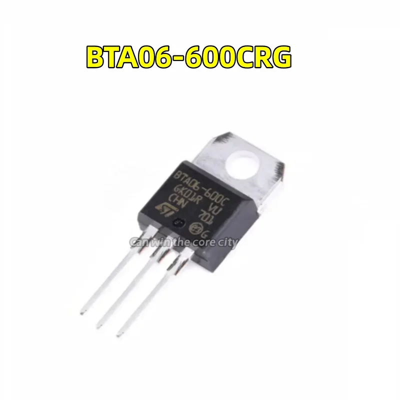 10 pieces BTA 06-600 CRG package TO-220AB new three-end bidirectional silicon controllable thyristor type spot