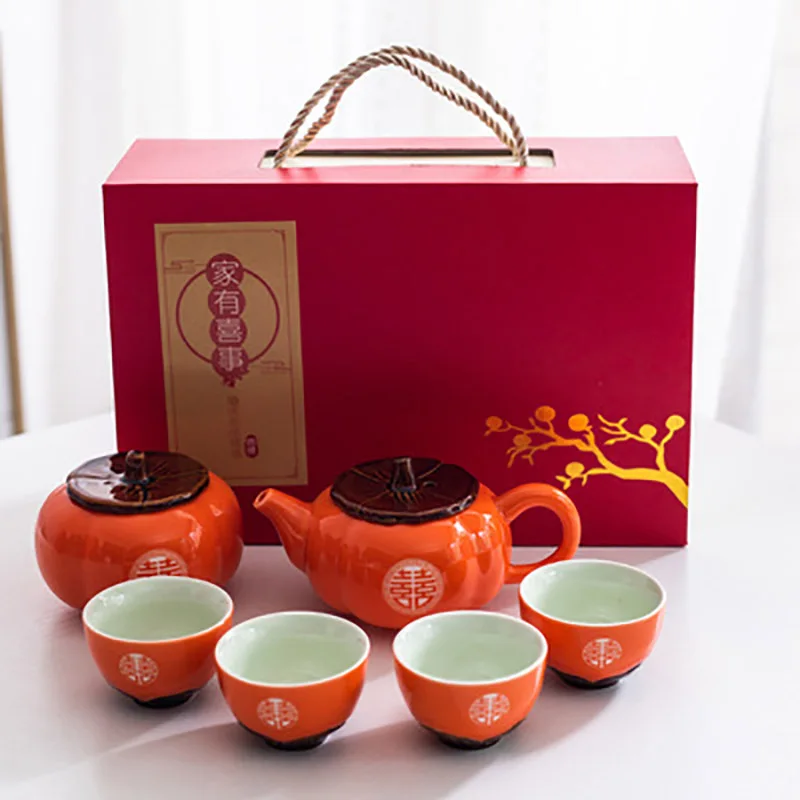 

Ceramic Kung Fu Teapot ,Travel Wedding Party Tea Sets Teaware for Adults for Adults Men Women Tea Ceremony