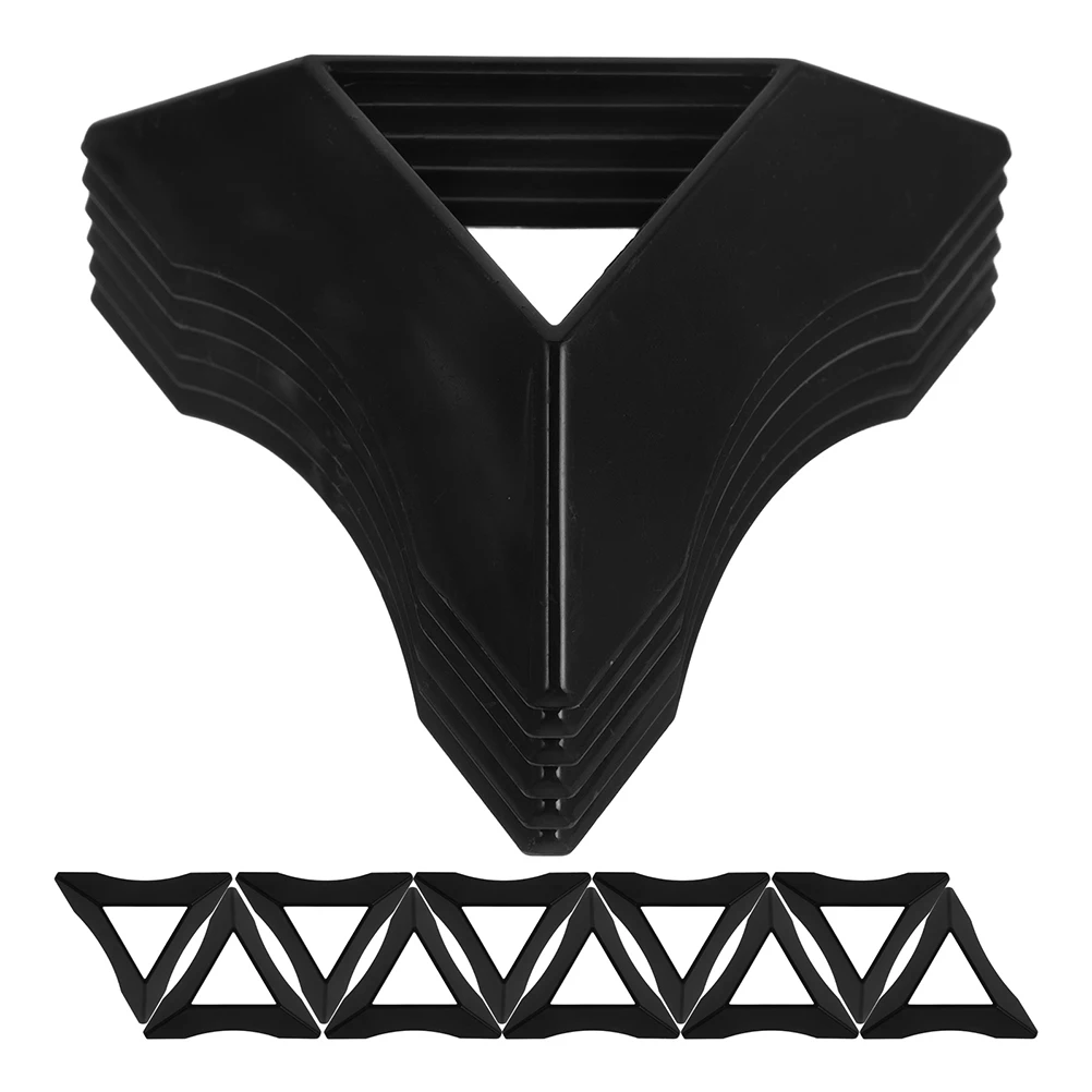 

30 шт. пластиковых треугольных подставок для детских скоростных головоломок, мини-штативы, надежное крепление для дома и офиса