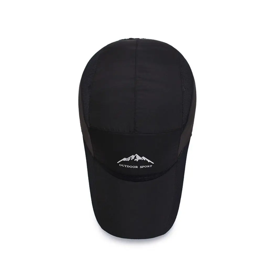 Mountain Printed Quick Dry Baseball Cap Extended Brim UV Protection Breathable Mesh Sun Hat Adjustable Fishing Sun Hat