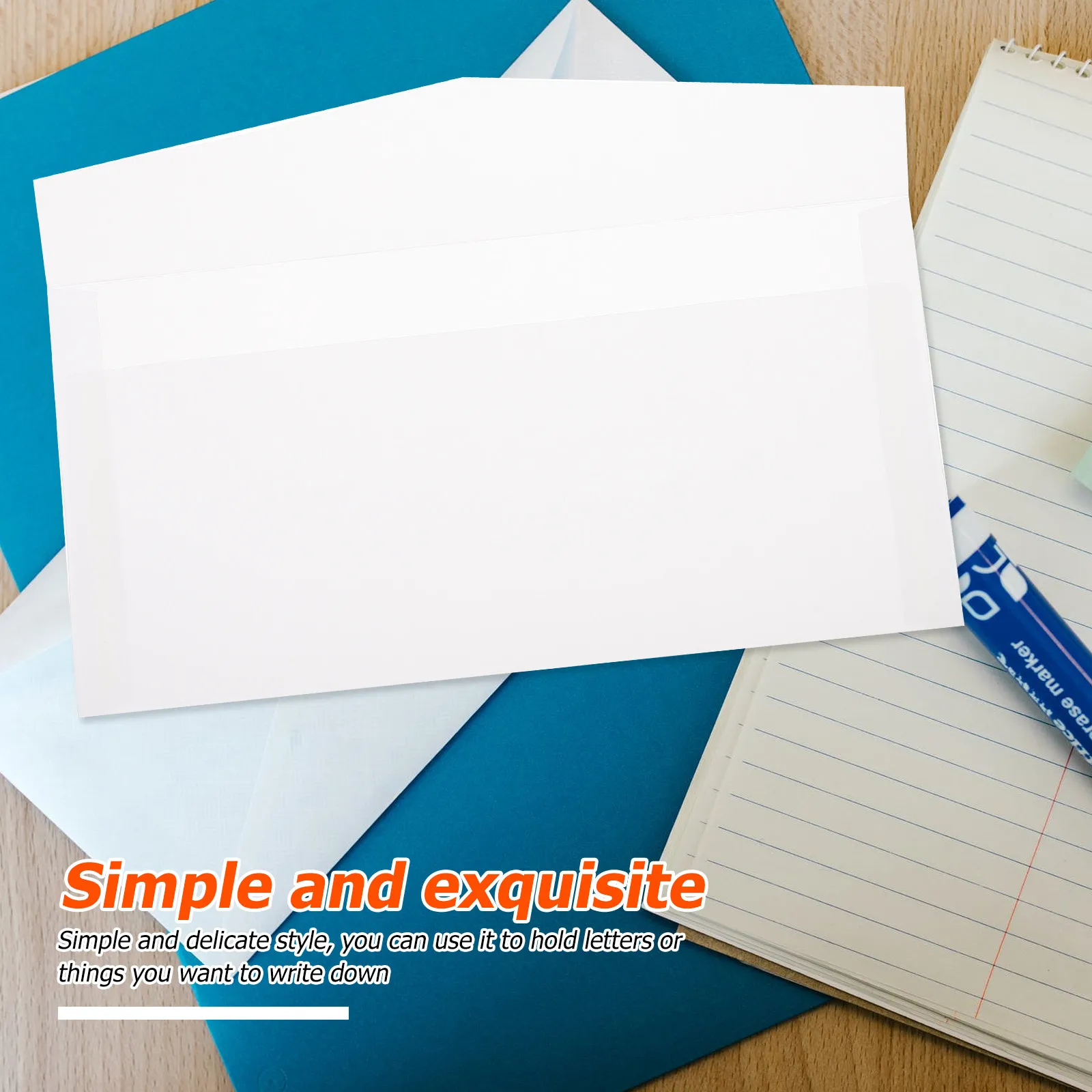 

20Pcs Creative Gift Envelopes Translucent Letter Envelopes for Invitations Greeting Cards Festival Party Card Storage Scrapbook