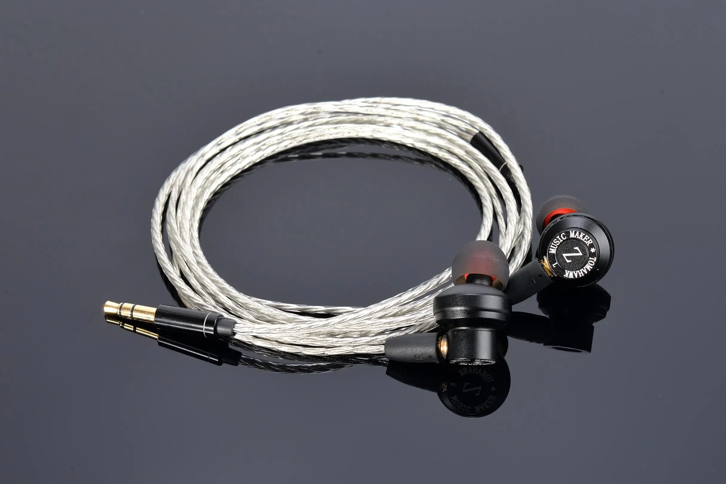 Najnowszy Musicmaker MusicMaker Tomahawk MrZ ZFRE1 dynamiczny sterownik wysokiej wierności w uchu metalowy słuchawki muzyczne HIFI z interfejsem MMCX