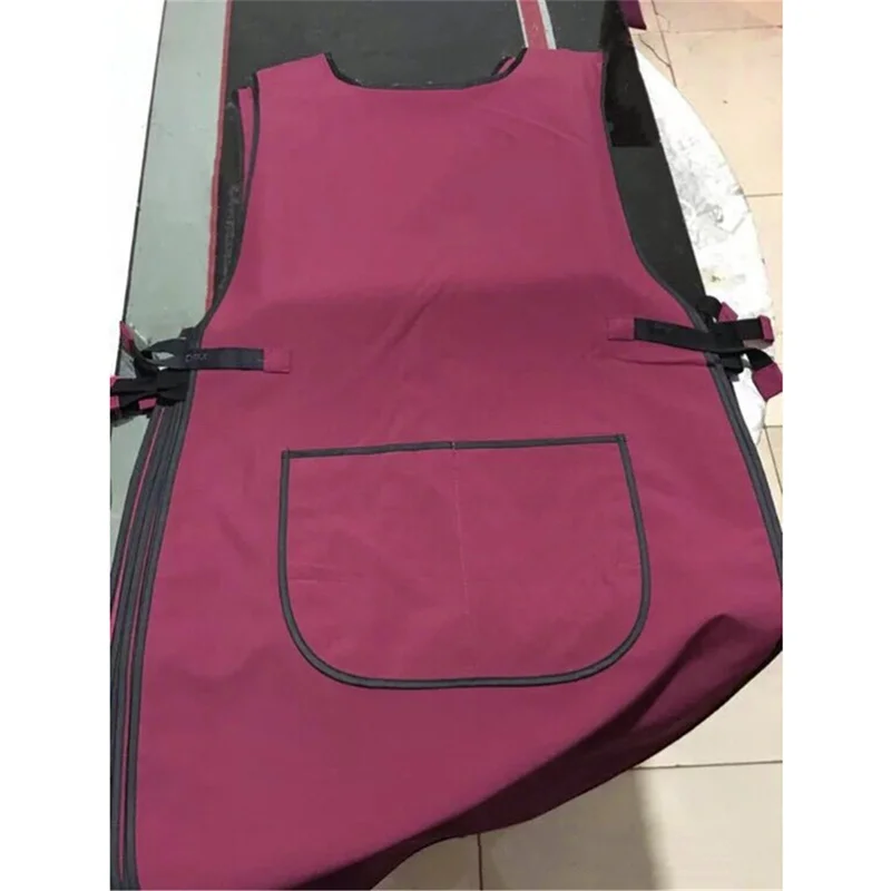 Apron Brief Black Hairdressing Oil Baking Bib Manicure Jacket Solid Color Household Sleeveless Basic Dirt-proof  Aprons