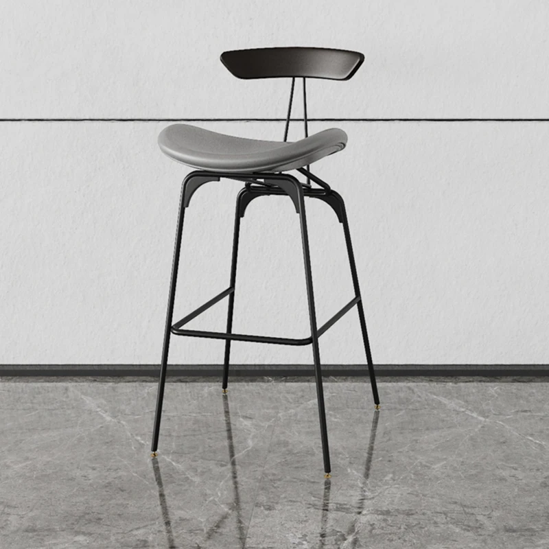 Nordic ไม้เก้าอี้บาร์โมเดิร์นผิดปกติเคาน์เตอร์ Designer เก้าอี้สร้างสรรค์สบาย Bancos De Bar ที่ไม่ซ้ํากันเฟอร์นิเจอร์