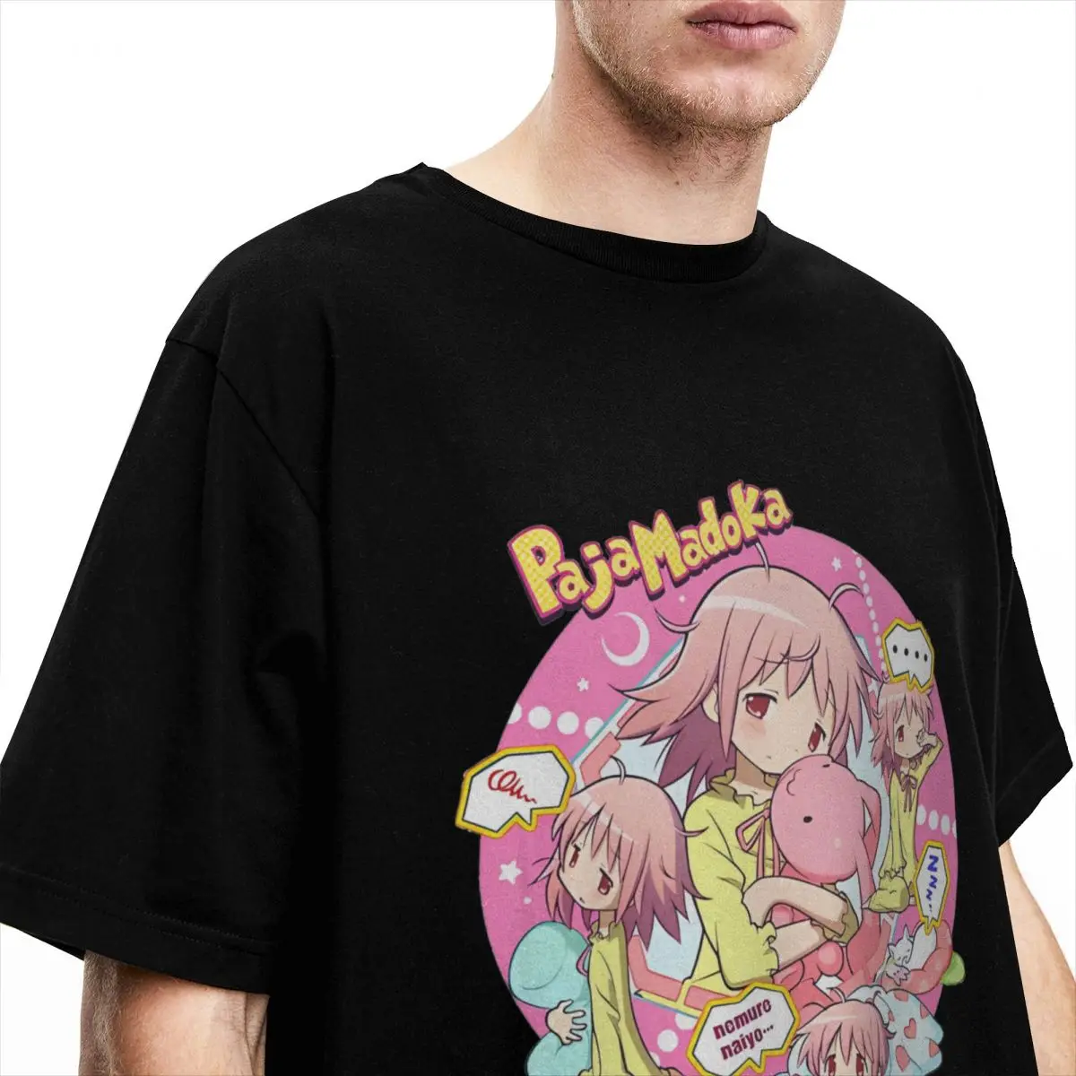 Paja Madoka Madoka Magica Anime Merch Shirt for Men Women Funny 100% Cotton Summer Tops