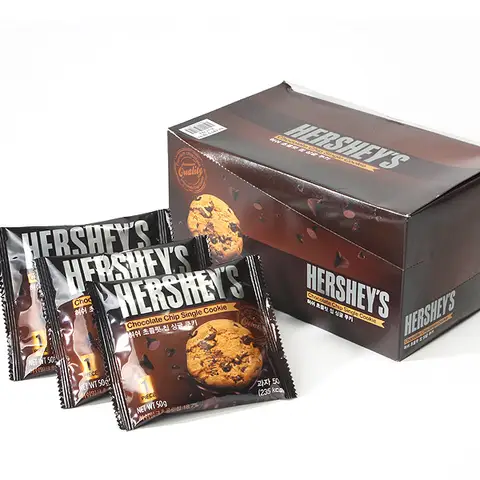 허쉬 초콜릿 칩 싱글 쿠키 50g x 10개입 Best5