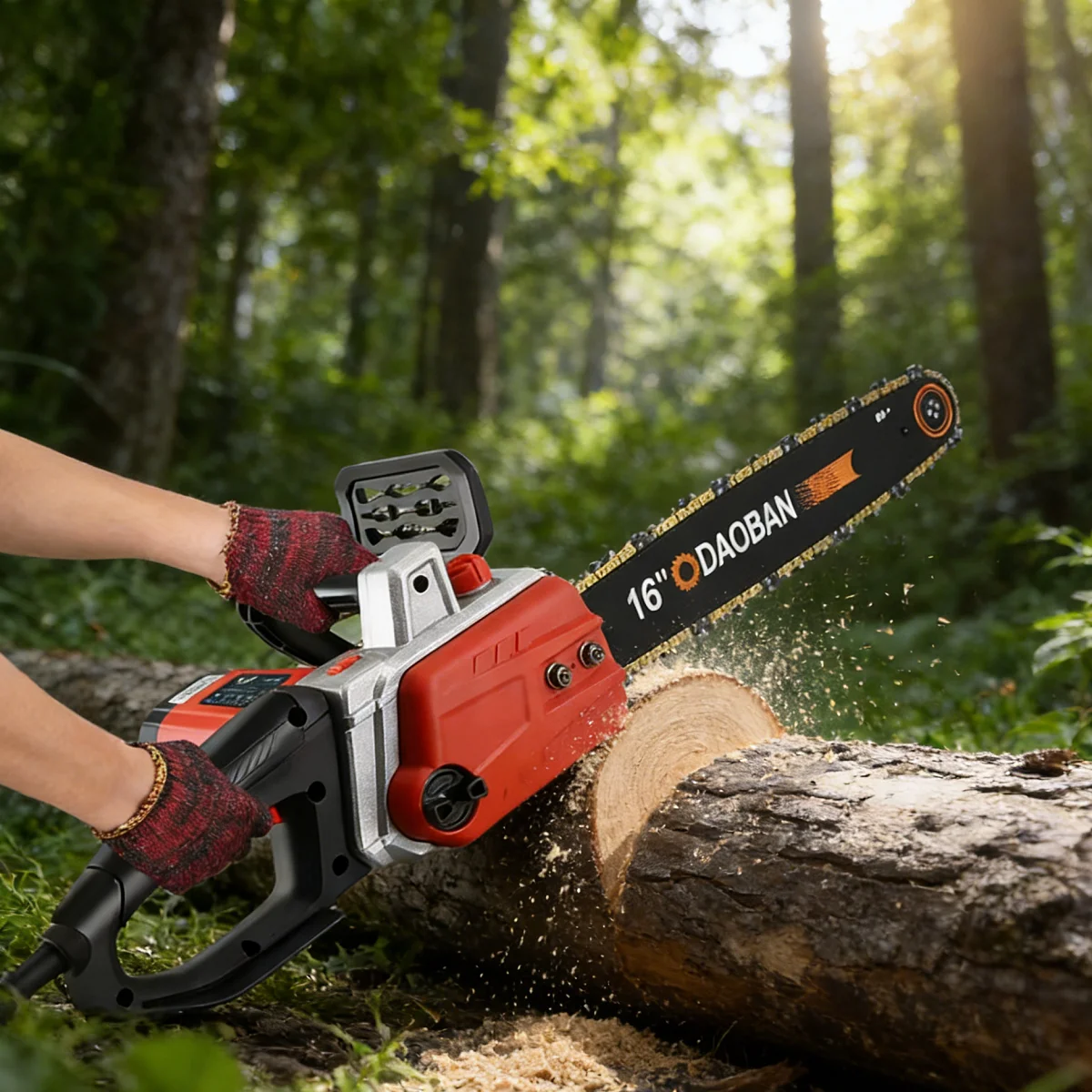 

12 Inch/16 Inch Corded Electric Chainsaw Powerful Wood Cutting Chainsaw for Tree Trimming Forest Logging Heavy Duty Electric Saw