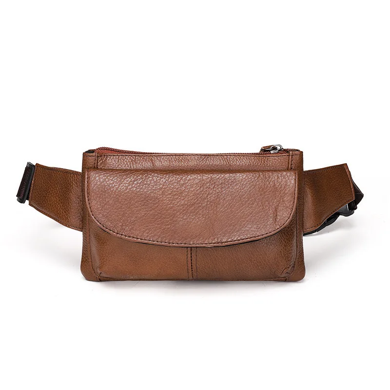New Men's Breast Bag Business Commuter One Shoulder Simple Solid Color Casual Multifunctional Crossbody