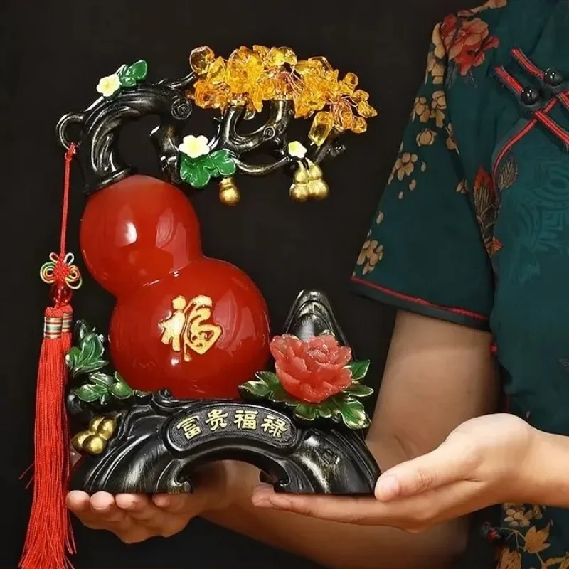 

Китайская удача, богатство, тыква, украшения, богатство, привлечение денег, дерево, гостиная, ТВ-шкаф, новоселье, новые подарки для дома