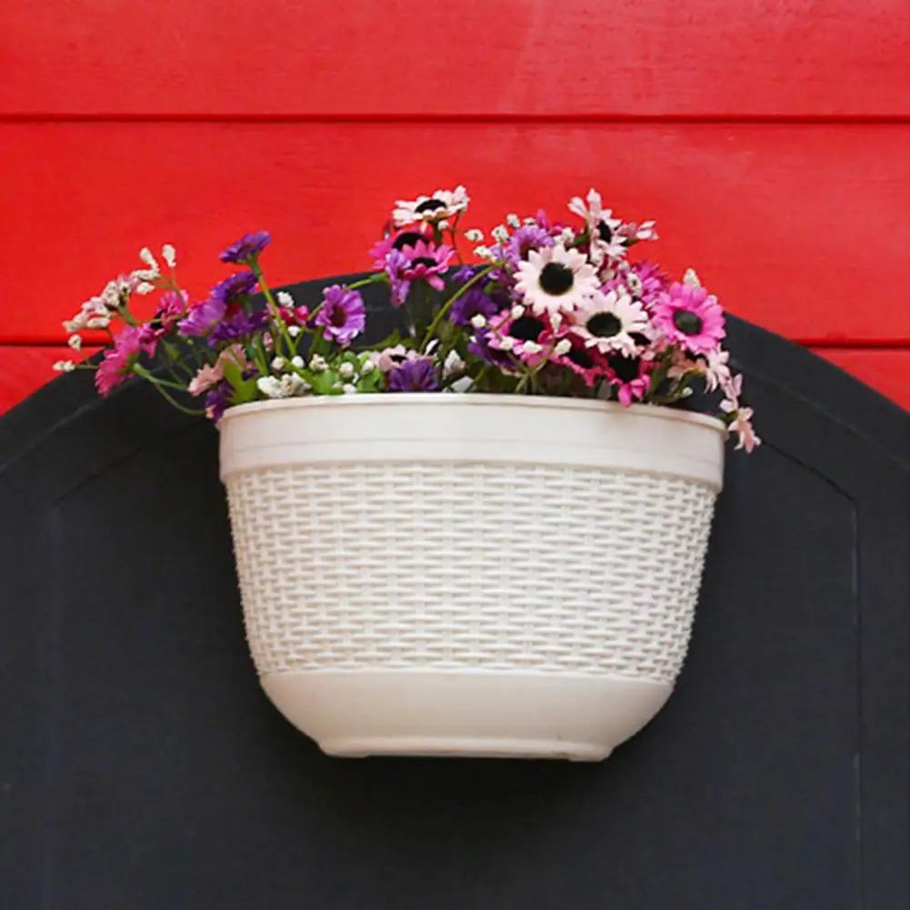 Flowerpot Fade-less Fall-resistant Ornamental Drain Hole Eco-friendly Plant Pot Plant Accessories