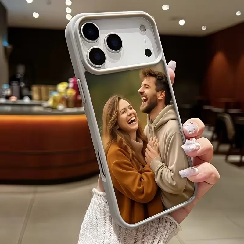 Funda Personalizable para iPhone 17 16 15 14 13 12 11 Pro XS Max Plus Mini X XR Air 16e 17e, Magsafe, PC Transparente Resistente 4