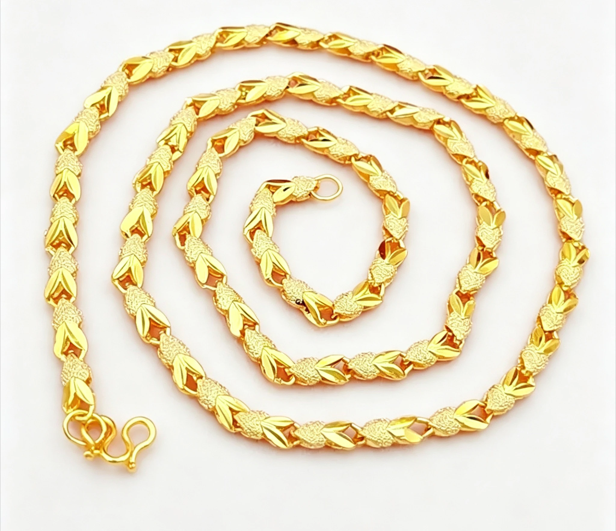 9999 Gold  Ethnic Necklace - Exquisite ethnic pattern, light texture, value-preserving, for linen outf  birthday gift