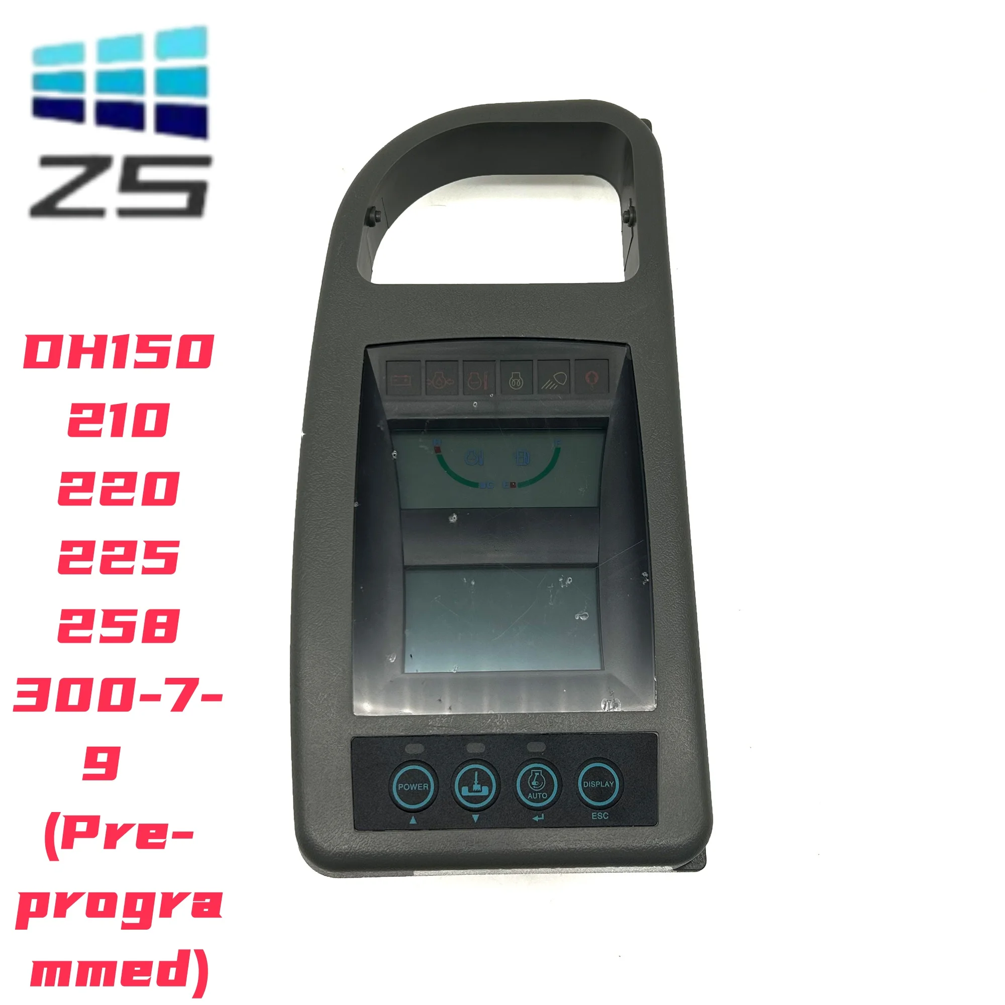 Instrument Cluster Display for Doosan Daewoo DH150/210/220/225/258/300-7-9 (Pre-programmed)