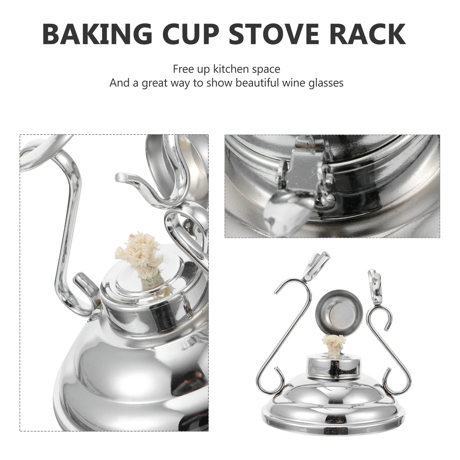 

Coffee Cup Rack Multifunctional Practical Cup Holder for Kitchen Bar Counter Wine Glass Rack Display Stand Space Saving