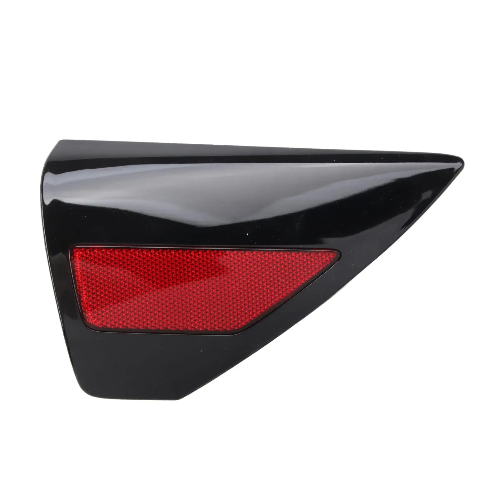 Red Bumper Charging Port Cover & Tail Light Reflector for model 3/Y - High Visibility, Rustproof Design