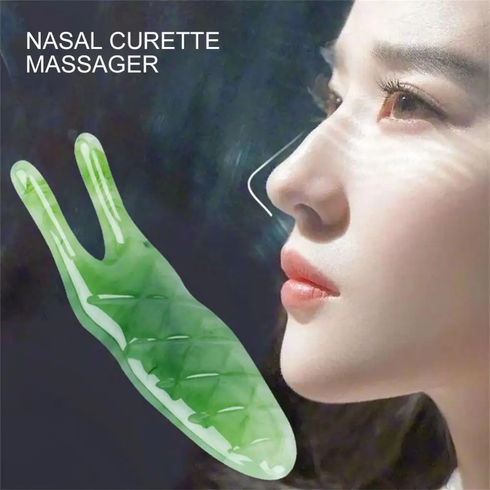 Nasal Scraper Reduce Eye Edema Improve Blood Circulation Beauty Nasal Sand Plate Massage Products Facial Massage Scraper