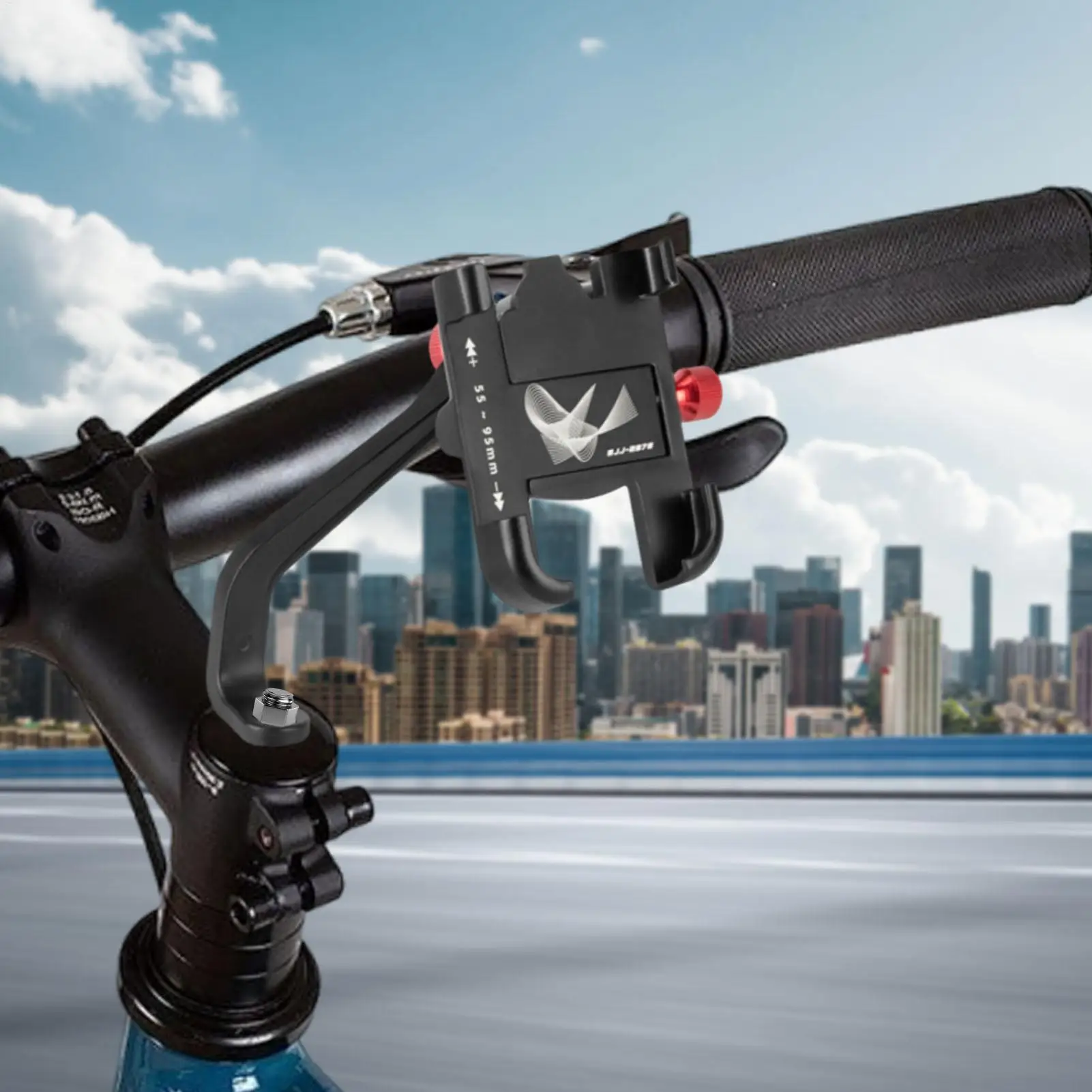 電話マウントバイクマウンテンバイク携帯電話ホルダーヘビーデューティクイックリリース携帯電話ブラケット滑り止め防水サイクリング